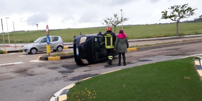 Incidente rocambolesco nella rotatoria di Balai Lontano