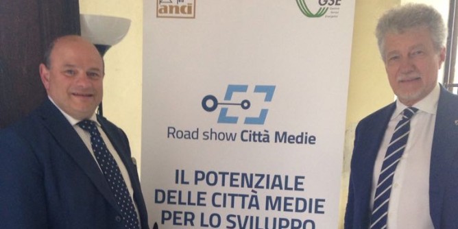 Nicola Sanna al <i>road show</i> di Arezzo