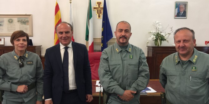 Forestale, saluto a Porta Terra
