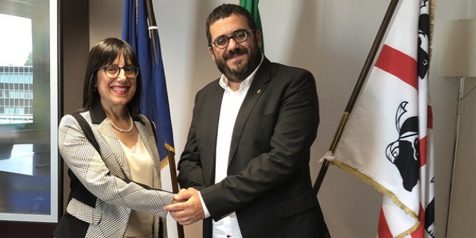 Donatella Spano a Bruxelles