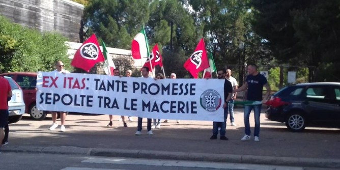 CasaPound Sassari: riqualificare l´ex Itas