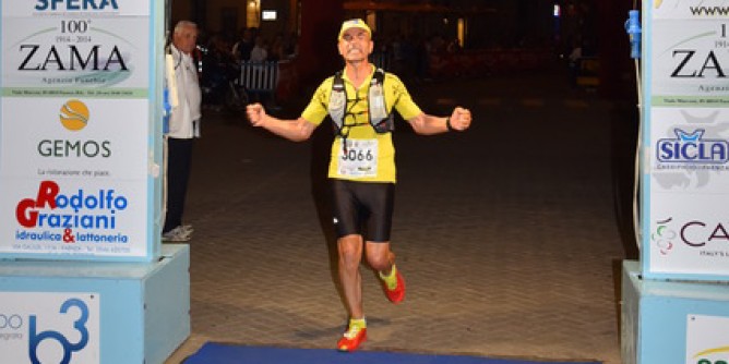 Marco Spina, ottima prova al Passatore