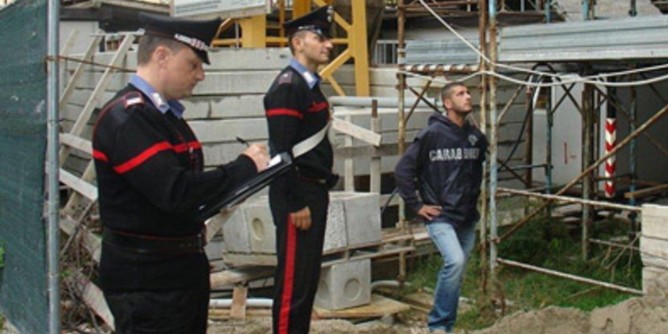 Controlli nei cantieri di San Teodoro: una denuncia