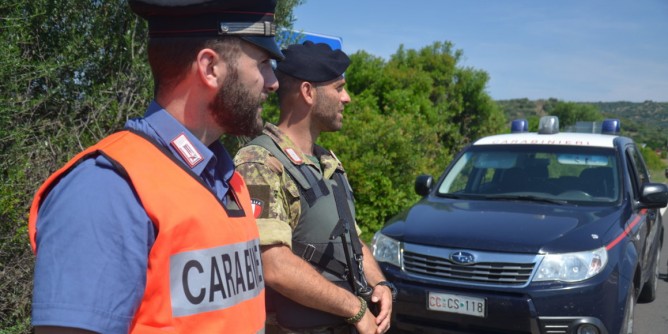 Week-end sulle strade: controlli a Siniscola
