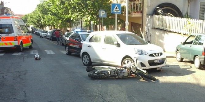 Incidente a Bolotana: motociclista in ospedale