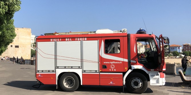 Alghero: giornata di <i>superlavoro</i> per i Vigili del fuoco