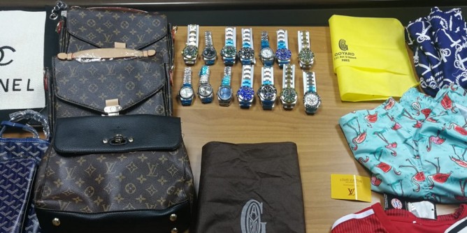 Merce contraffatta: sequestro a Costa Rei