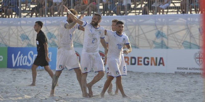 Euro beach soccer: Italia al fotofinish sulla Bielorussia