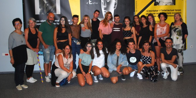 I compagni di Luca di scena a Prada