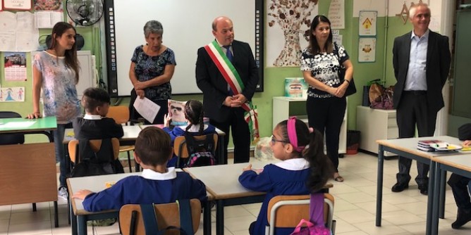 Nicola Sanna saluta l´inizio dell´anno scolastico
