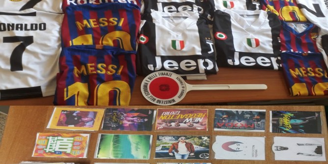 Merce contraffatta sequestrata nel Cagliaritano