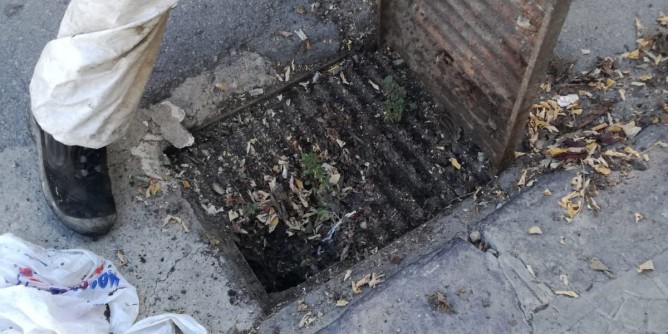 Caditoie: pulizia in tutta la città