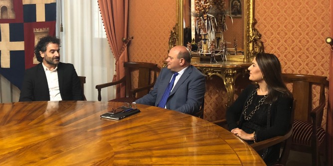 Nicola Sanna incontra Daniele Monachella
