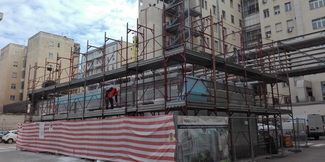 Al Santissima Annunziata nuove colonne dei gas medicali