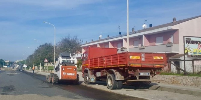 Porto Torres, ripristino strade: avviato grande cantiere