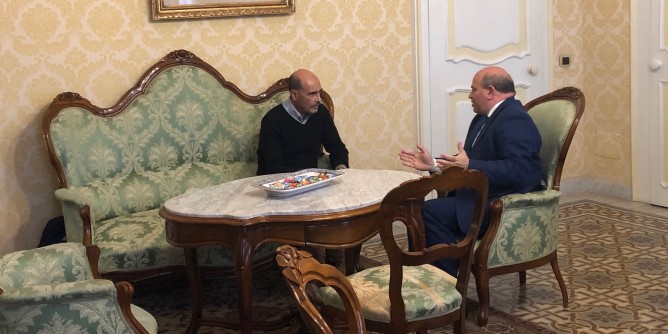 Nicola Sanna ha incontrato Alessandro Medas