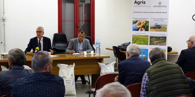 Innovazione agricola: Pigliaru e Caria ad Ussana