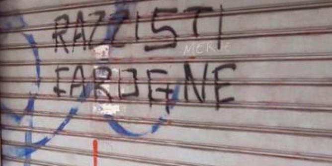 C´è Salvini, sedi Psd´Az e Lega imbrattate