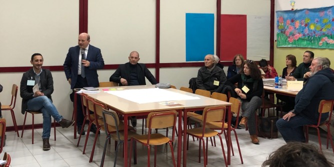 Caniga, Bancali, La Landrigga verso il forum di quartiere