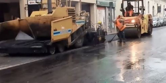 Porto Torres: asfalto sotto la pioggia: «soldi sprecati»
