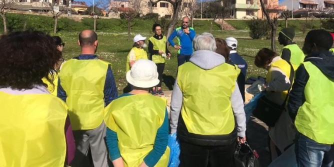 Cleanwalking a Balai: raccolte 20 buste di rifiuti