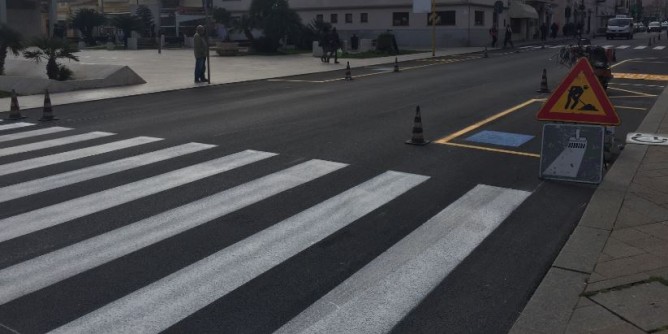 Porto Torres: operazione <i>buche</i> e segnaletica