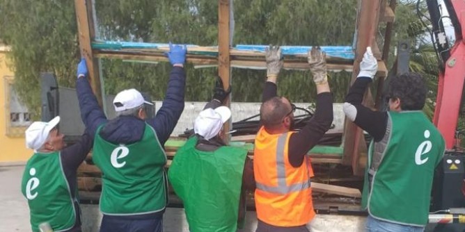 Ecovolontari in azione a Li Punti