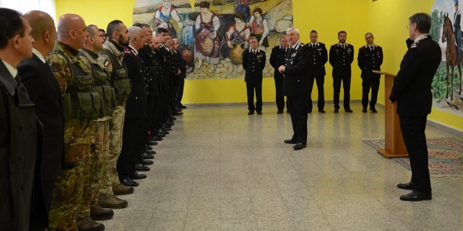 Il generale Ciceri a Nuoro