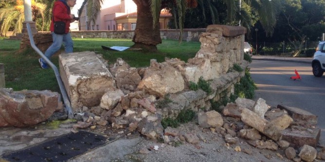 La Soprintendenza da l´ok al ripristino del muraglione