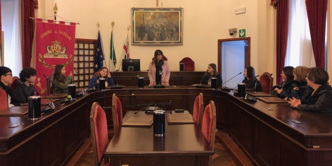 A Palazzo Ducale gli studenti di Intercultura