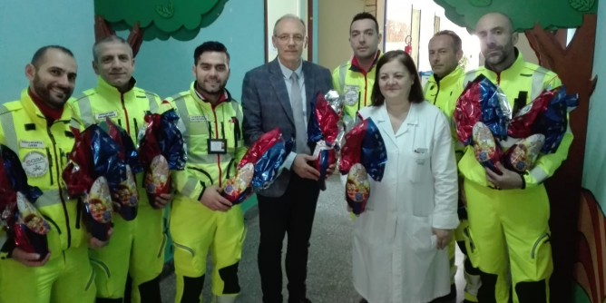 Uova di Pasqua per i piccoli della Pediatria