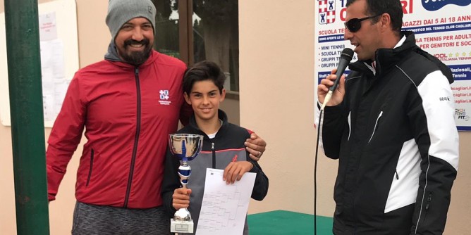 Tennis giovanile: Carboni vince a Cagliari