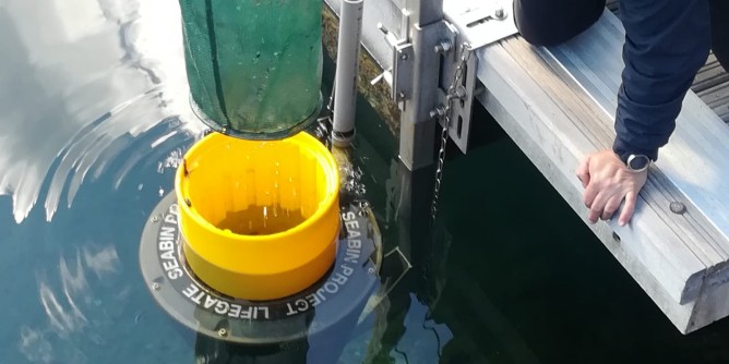 Rifiuti in mare: <i>Seabin</i> ad Alghero