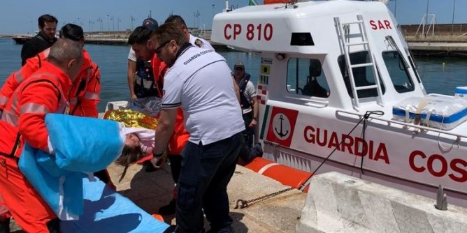 Porto Torres: soccorsa donna a bordo della Sovereign