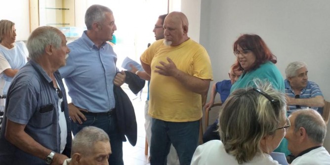 Visita agli anziani: il sindaco Conoci inizia così
