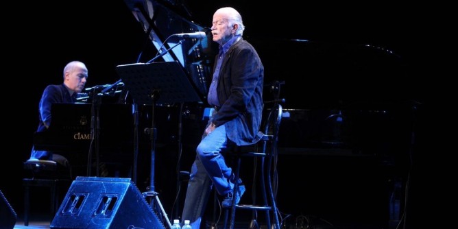 Gino Paoli e Danilo Rea sul palco di Alghero