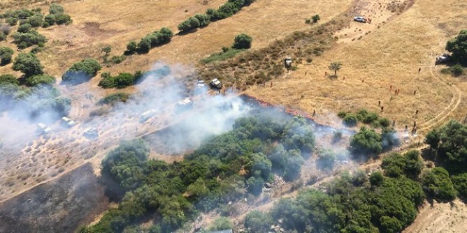 7 incendi in un giorno: Sardegna in <i>fiamme</i>