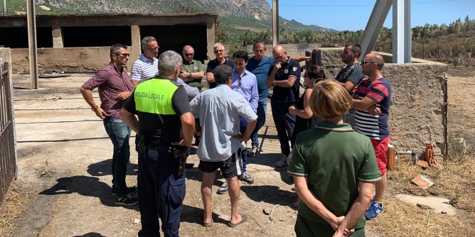 Incendio Siniscola: per Lampis è emergenza