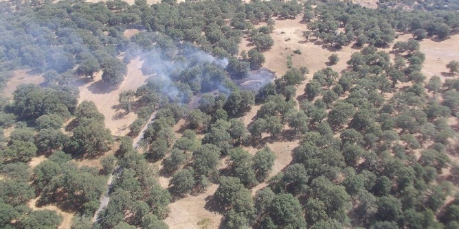 Il fuoco in Sardegna non si ferma