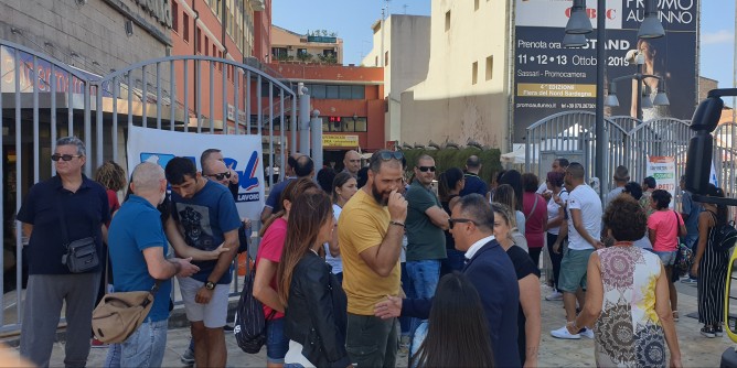 <i>Cobec</i>, lavoratori in sciopero a Sassari