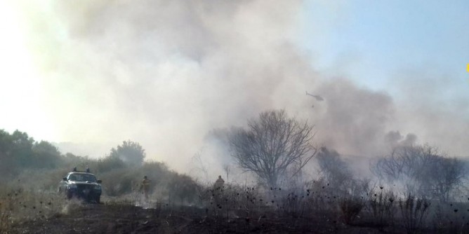 Fiamme ad Ollolai, Fordongianus ed Ussassai