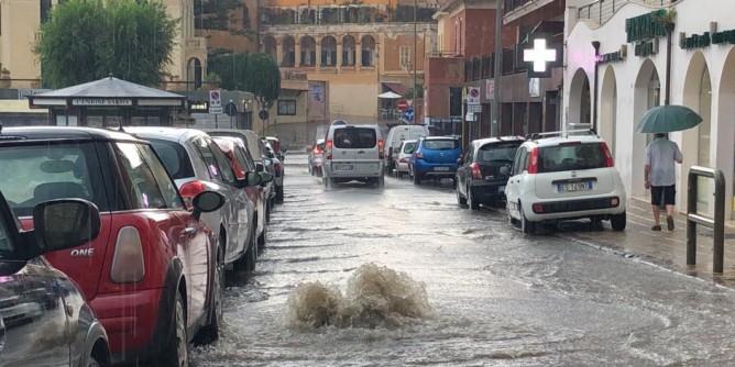 Bomba d´acqua su Alghero: danni