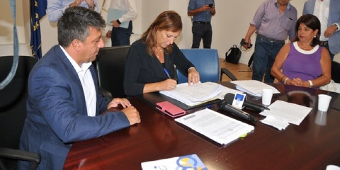 Porto Canale: firmato l´accordo <i>Cig</i>