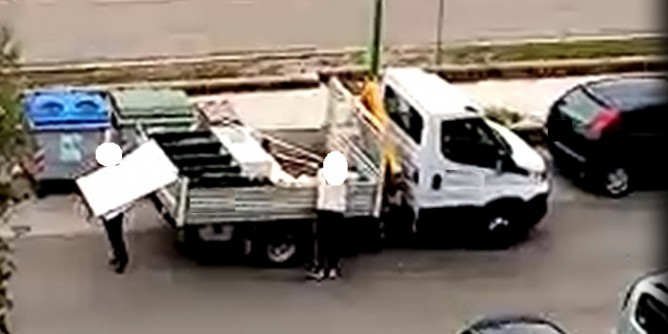 Abbandona ingombranti: sanzioni a Sassari