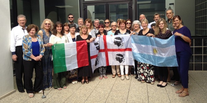 Zedda incontra la delegazione argentina