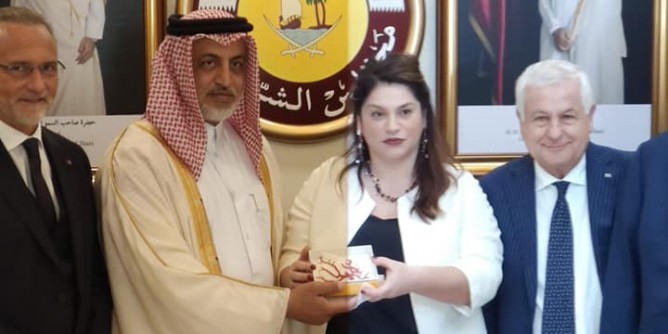 Politica: Paola Deiana in Qatar