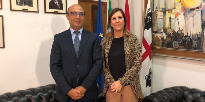 Alessandra Zedda incontra diplomatico tunisino