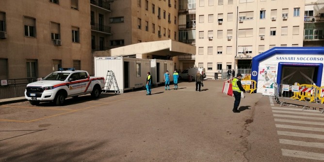 Potenziati i pre-triage dell’Aou di Sassari