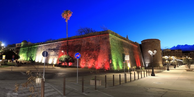 Alghero s´illumina col Tricolore