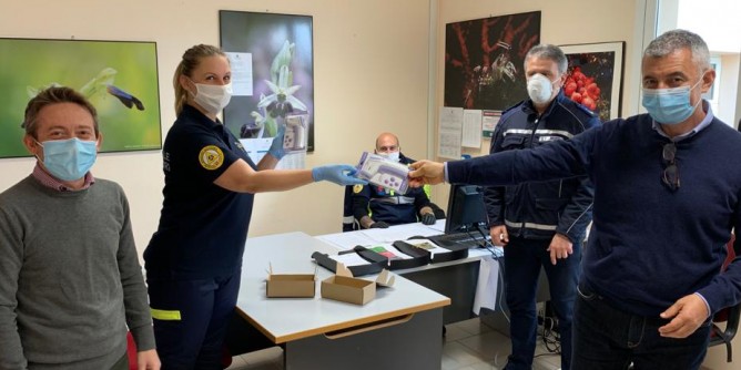 Due termoscanner alla Polizia locale di Alghero